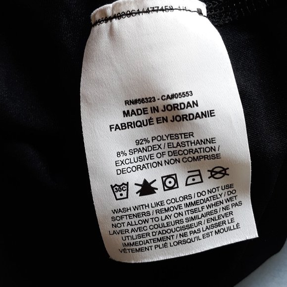 Boys Nike Pro Dri Fit Black Mesh Panel Tee - Picture 9 of 11